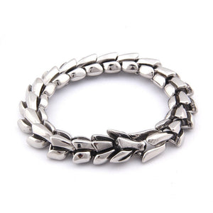 Bracelet Viking en Argent Sterling 925 - Le Splendide Ouroboros-HERITAGE VIKING