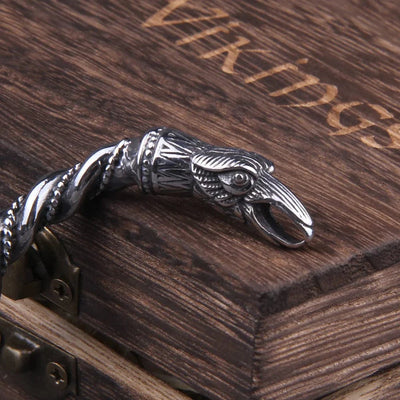 Bracelet viking Hugin et Munin-HERITAGE VIKING