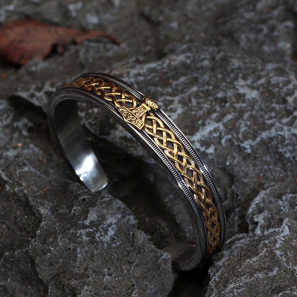 Bracelet Viking porteur du Mjolnir-HERITAGE VIKING