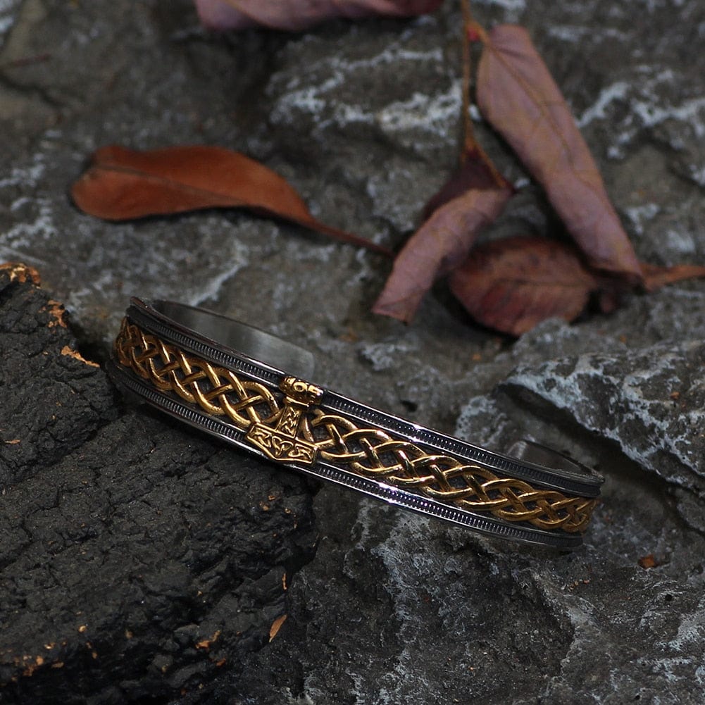 Bracelet Viking porteur du Mjolnir-HERITAGE VIKING