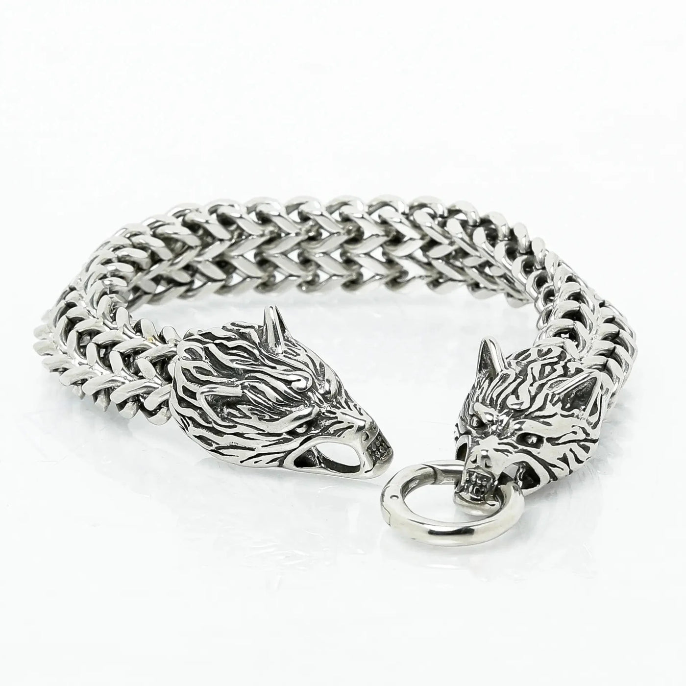 Bracelet Viking Tête de Loup - Fenrir-HERITAGE VIKING
