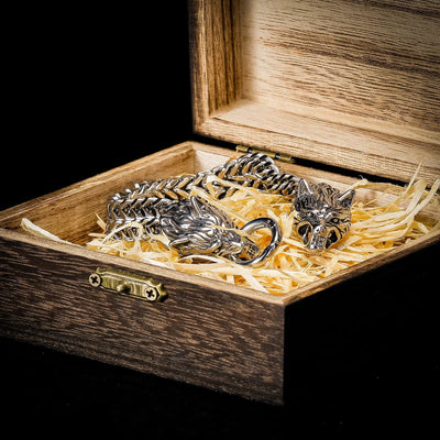 Bracelet Viking Tête de Loup - Fenrir-HERITAGE VIKING