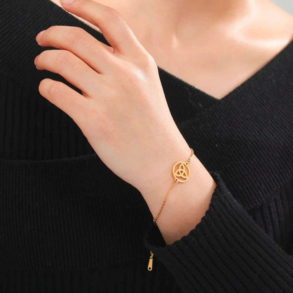 Bracelet viking Triquetra-HERITAGE VIKING