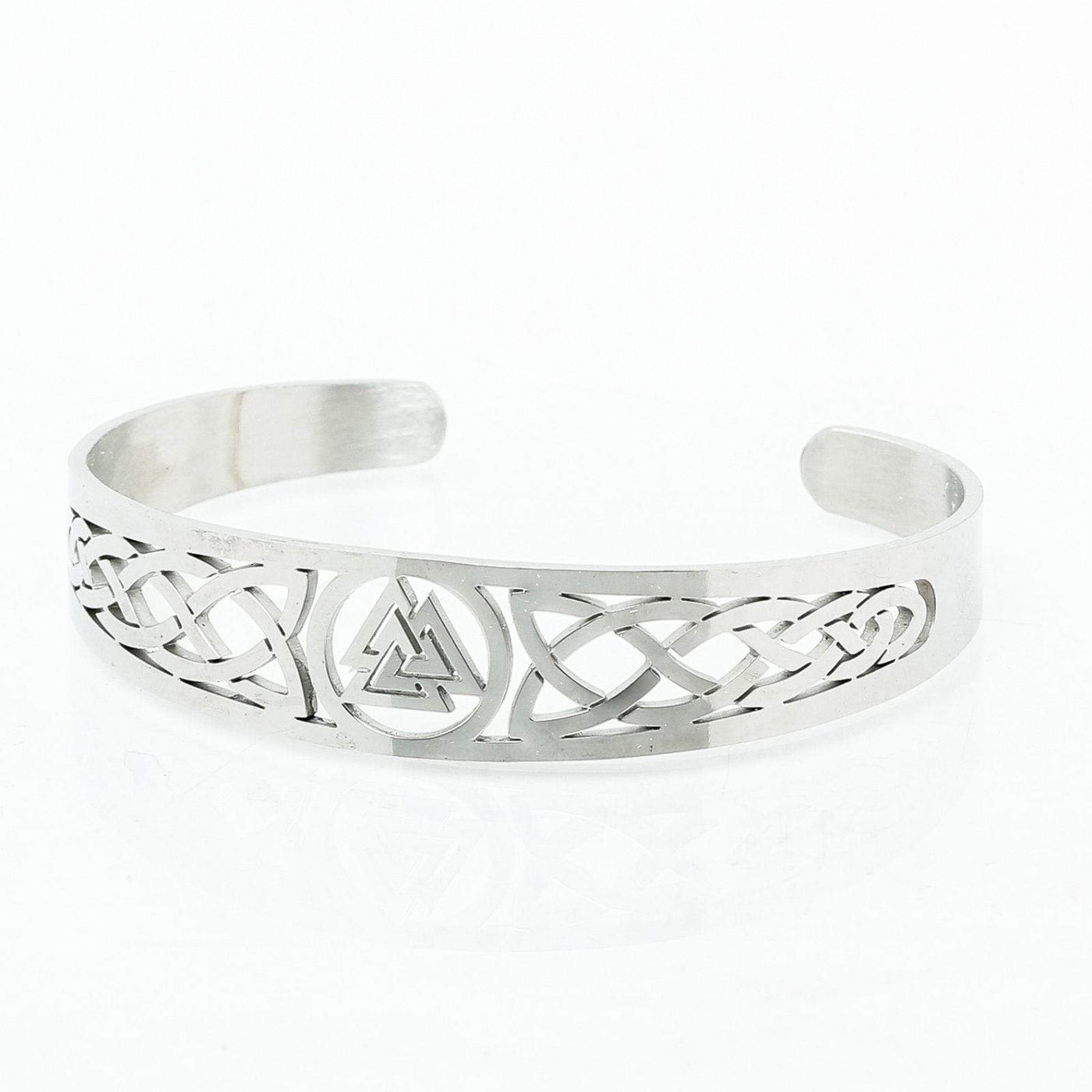 Bracelet Viking Valknut ajustable en acier inoxydable-HERITAGE VIKING