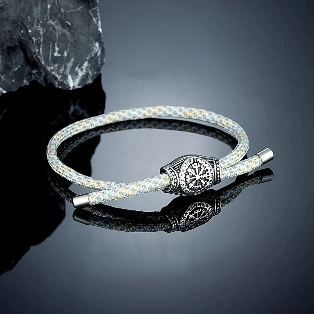 Bracelet Viking Vegvisir Ajustable-HERITAGE VIKING