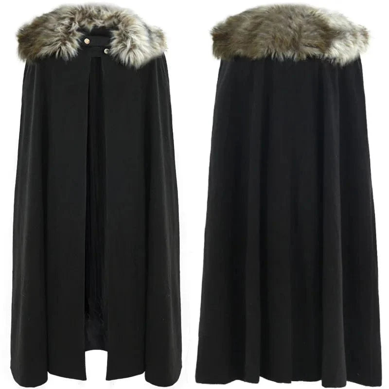 Cape viking avec fourrure-HERITAGE VIKING