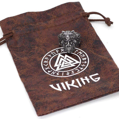 Chevalière Odin | Acier Inoxydable-HERITAGE VIKING