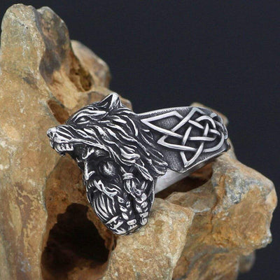 Chevalière Odin | Acier Inoxydable-HERITAGE VIKING