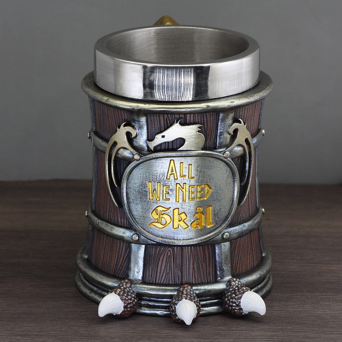 Chope viking "All we need skal" en résine-HERITAGE VIKING