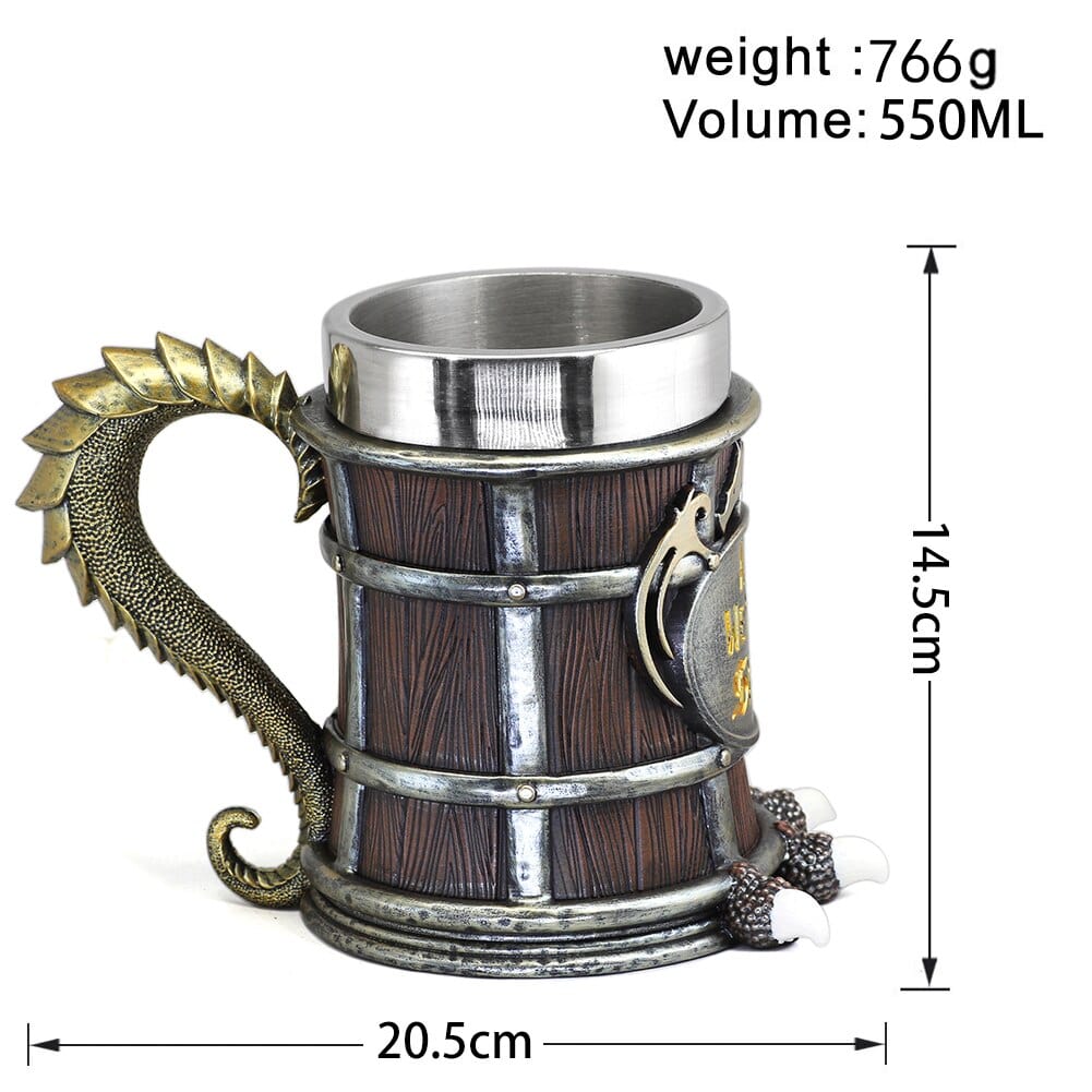 Chope viking "All we need skal" en résine-HERITAGE VIKING