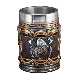 Chope viking "Berserker Fury" en résine-HERITAGE VIKING