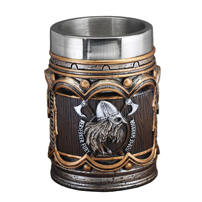 Chope viking "Berserker Fury" en résine-HERITAGE VIKING