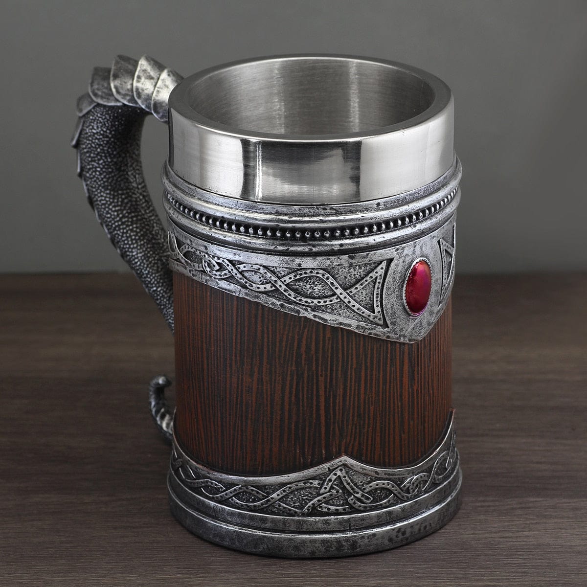 Chope viking "souffle du dragon" en résine-HERITAGE VIKING