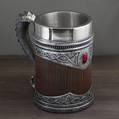 Chope viking "souffle du dragon" en résine-HERITAGE VIKING