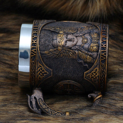 Chope viking "Tankard des Ailes de la Valkyrie"-HERITAGE VIKING