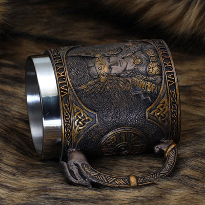 Chope viking "Tankard des Ailes de la Valkyrie"-HERITAGE VIKING