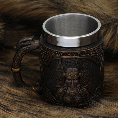 Chope viking "Tankard des Ailes de la Valkyrie"-HERITAGE VIKING
