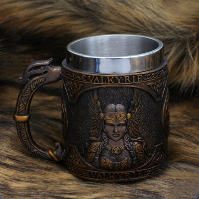 Chope viking "Tankard des Ailes de la Valkyrie"-HERITAGE VIKING