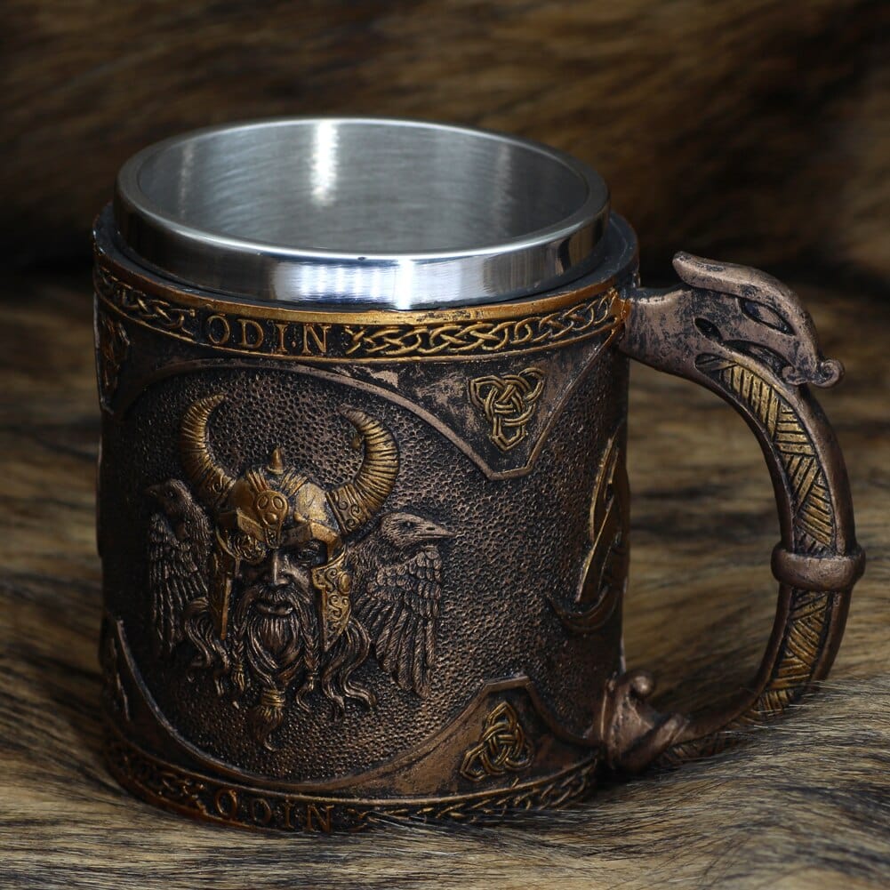 Chope Viking "Tankard des Yeux d'Odin"-HERITAGE VIKING