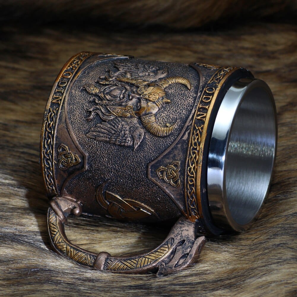 Chope Viking "Tankard des Yeux d'Odin"-HERITAGE VIKING