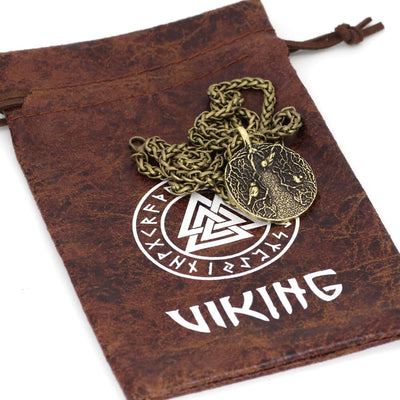 Collier arbre éternel Yggdrasil-HERITAGE VIKING