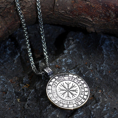 Collier arbre sacré d'Yggdrasil avec Jörmungand-HERITAGE VIKING