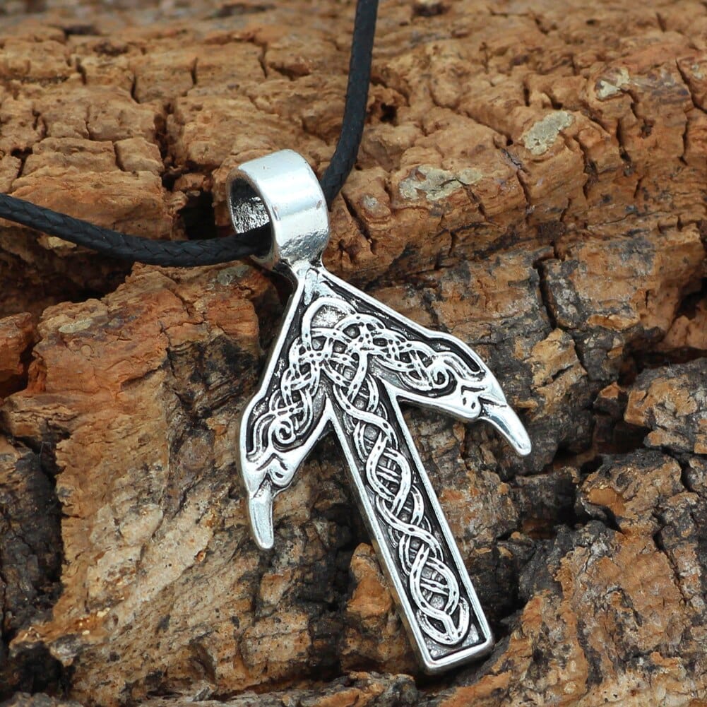 Collier Augure des corbeaux d'odin-HERITAGE VIKING