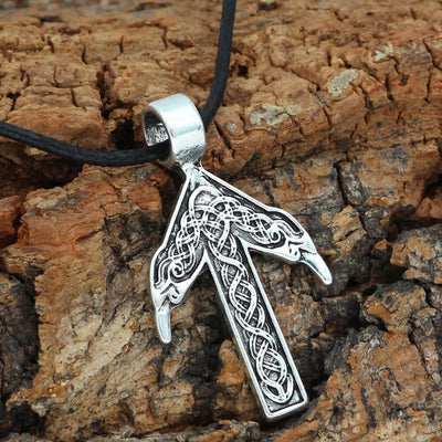Collier Augure des corbeaux d'odin-HERITAGE VIKING