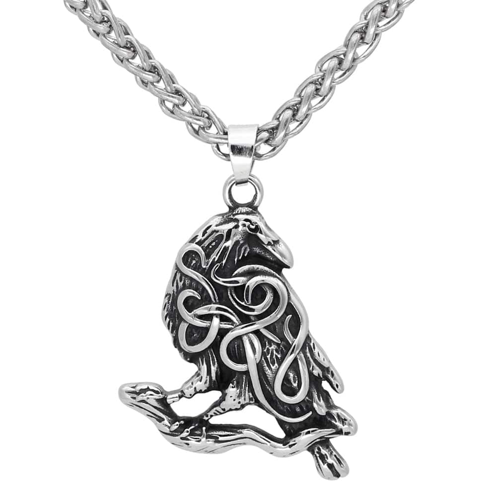 Collier Corbeau compagnon d'Odin-HERITAGE VIKING