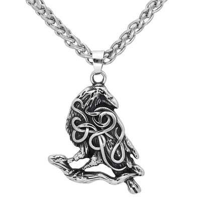 Collier Corbeau compagnon d'Odin-HERITAGE VIKING