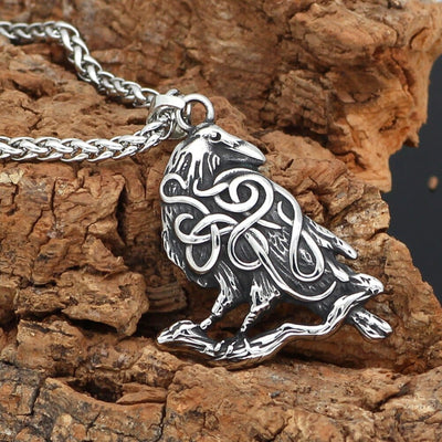 Collier Corbeau compagnon d'Odin-HERITAGE VIKING