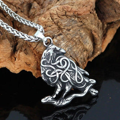 Collier Corbeau compagnon d'Odin-HERITAGE VIKING