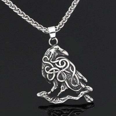 Collier Corbeau compagnon d'Odin-HERITAGE VIKING