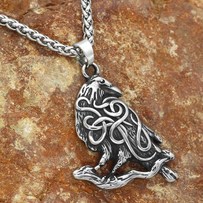 Collier Corbeau compagnon d'Odin-HERITAGE VIKING