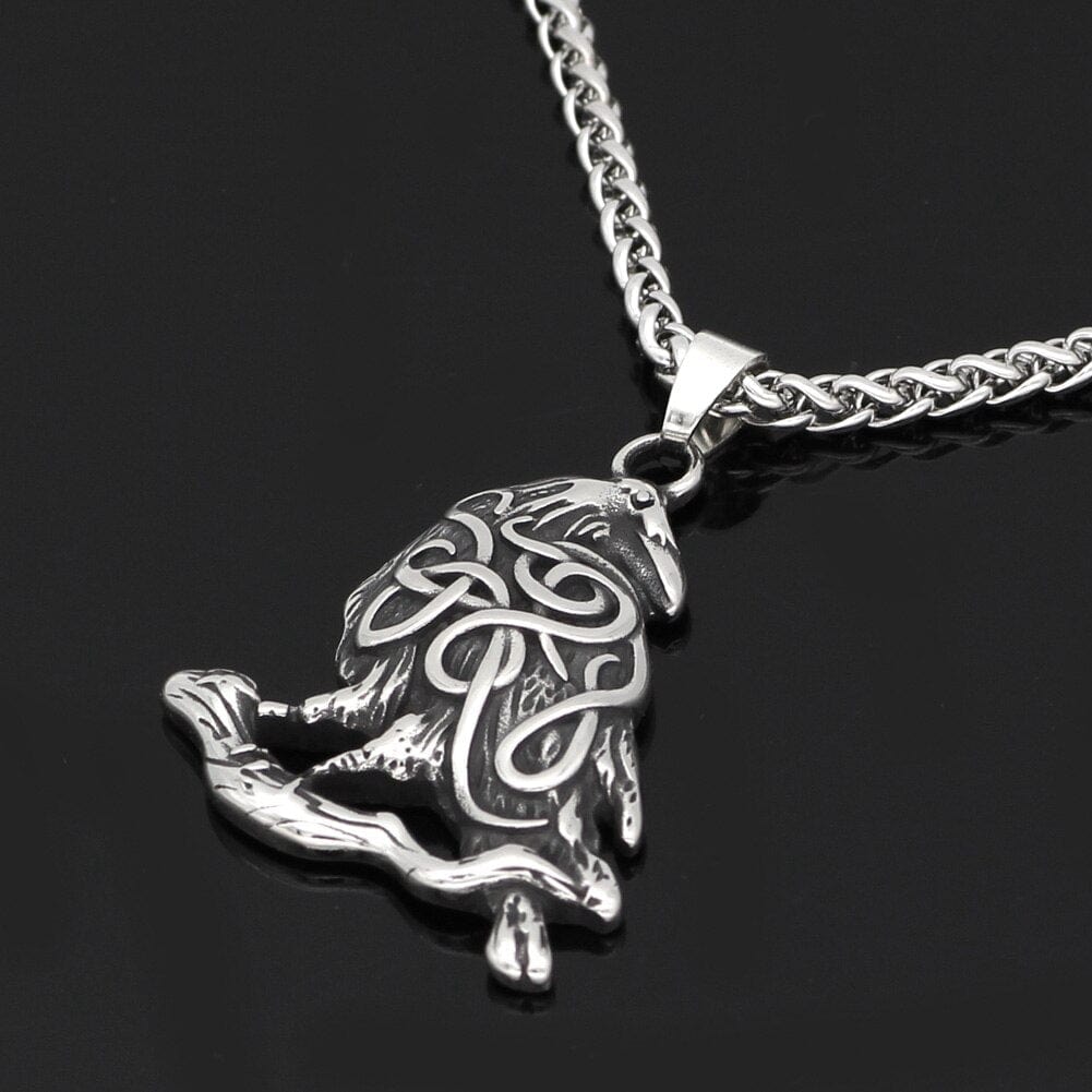 Collier Corbeau compagnon d'Odin-HERITAGE VIKING