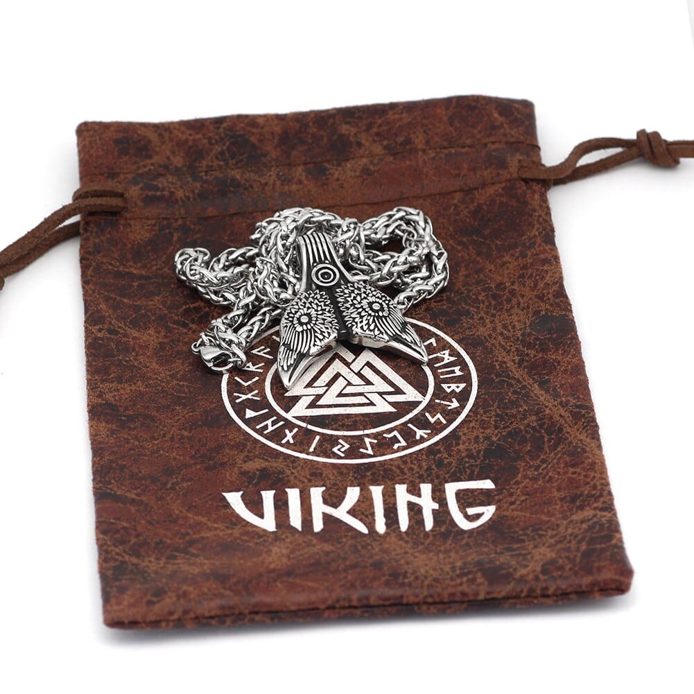 Collier Corbeaux divins-HERITAGE VIKING