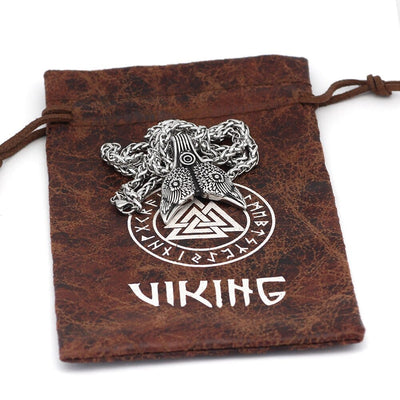 Collier Corbeaux divins-HERITAGE VIKING