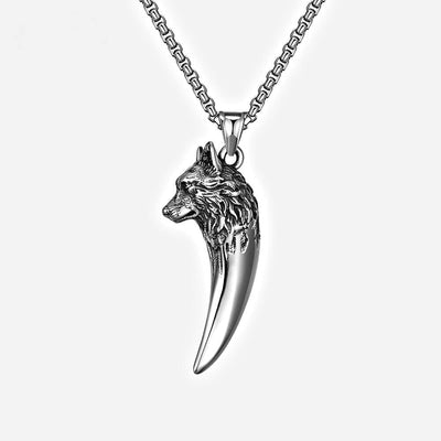 Collier de loup "Ne jamais abandonner"-HERITAGE VIKING