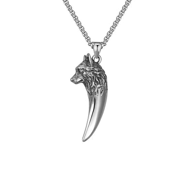 Collier de loup "Ne jamais abandonner"-HERITAGE VIKING