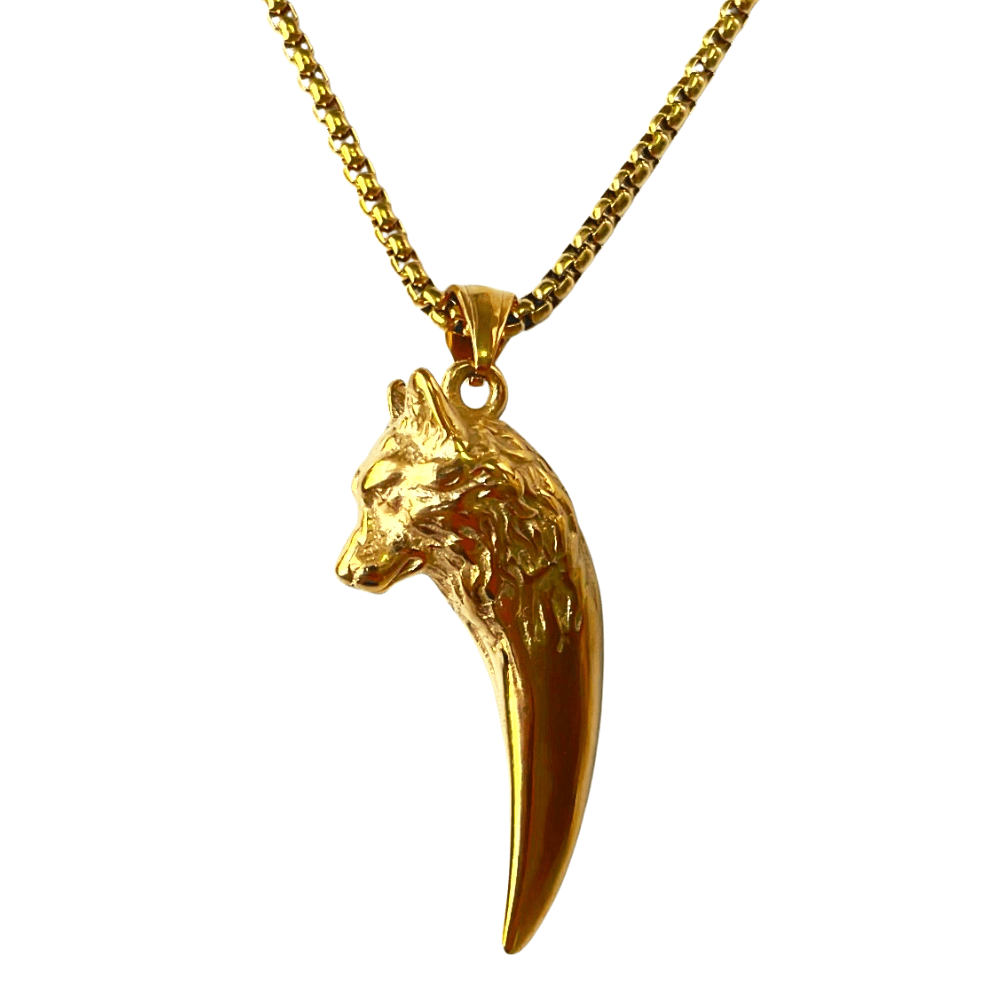 Collier de loup "Ne jamais abandonner"-HERITAGE VIKING