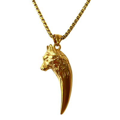 Collier de loup "Ne jamais abandonner"-HERITAGE VIKING