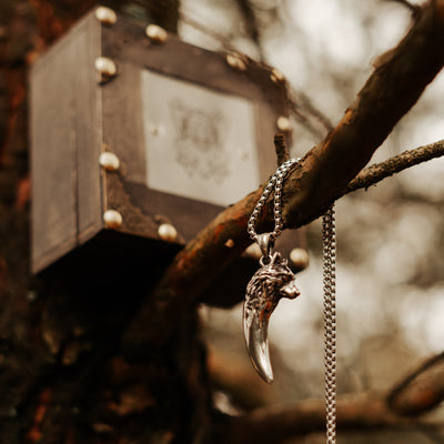 Collier de loup "Ne jamais abandonner"-HERITAGE VIKING