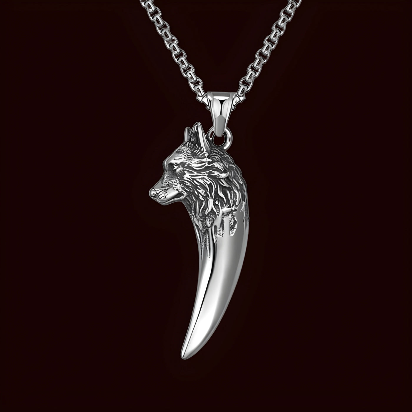 Collier de loup "Ne jamais abandonner"-HERITAGE VIKING