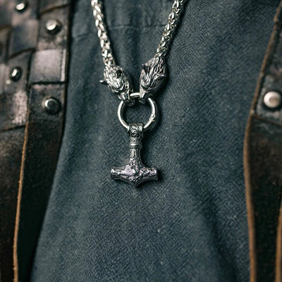 Collier de Mjolnir - Protection des loups-HERITAGE VIKING