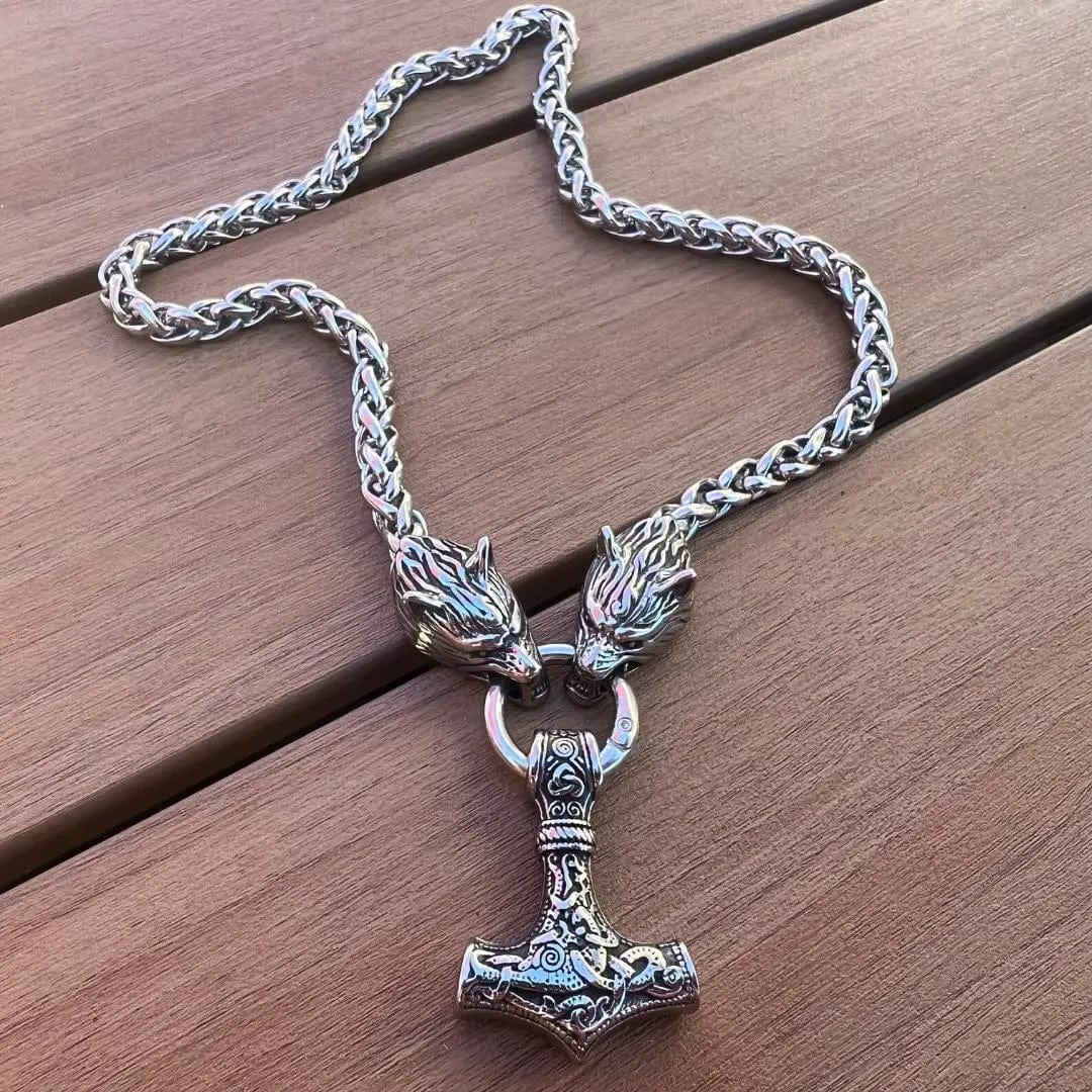 Collier de Mjolnir - Protection des loups-HERITAGE VIKING