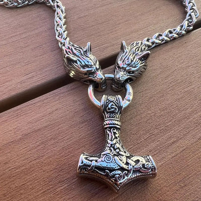 Collier de Mjolnir - Protection des loups-HERITAGE VIKING