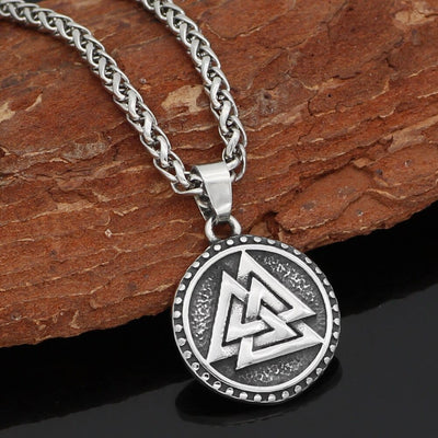 Collier du combattant - Valknut-HERITAGE VIKING