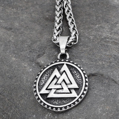 Collier du combattant - Valknut-HERITAGE VIKING