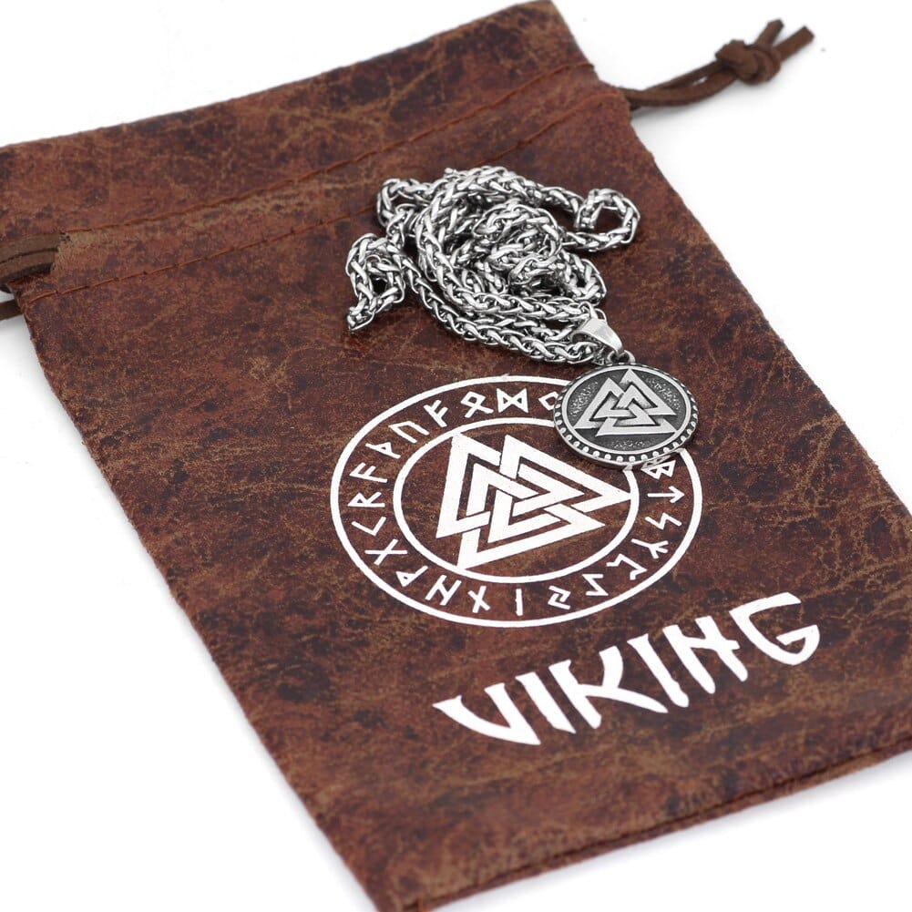 Collier du combattant - Valknut-HERITAGE VIKING