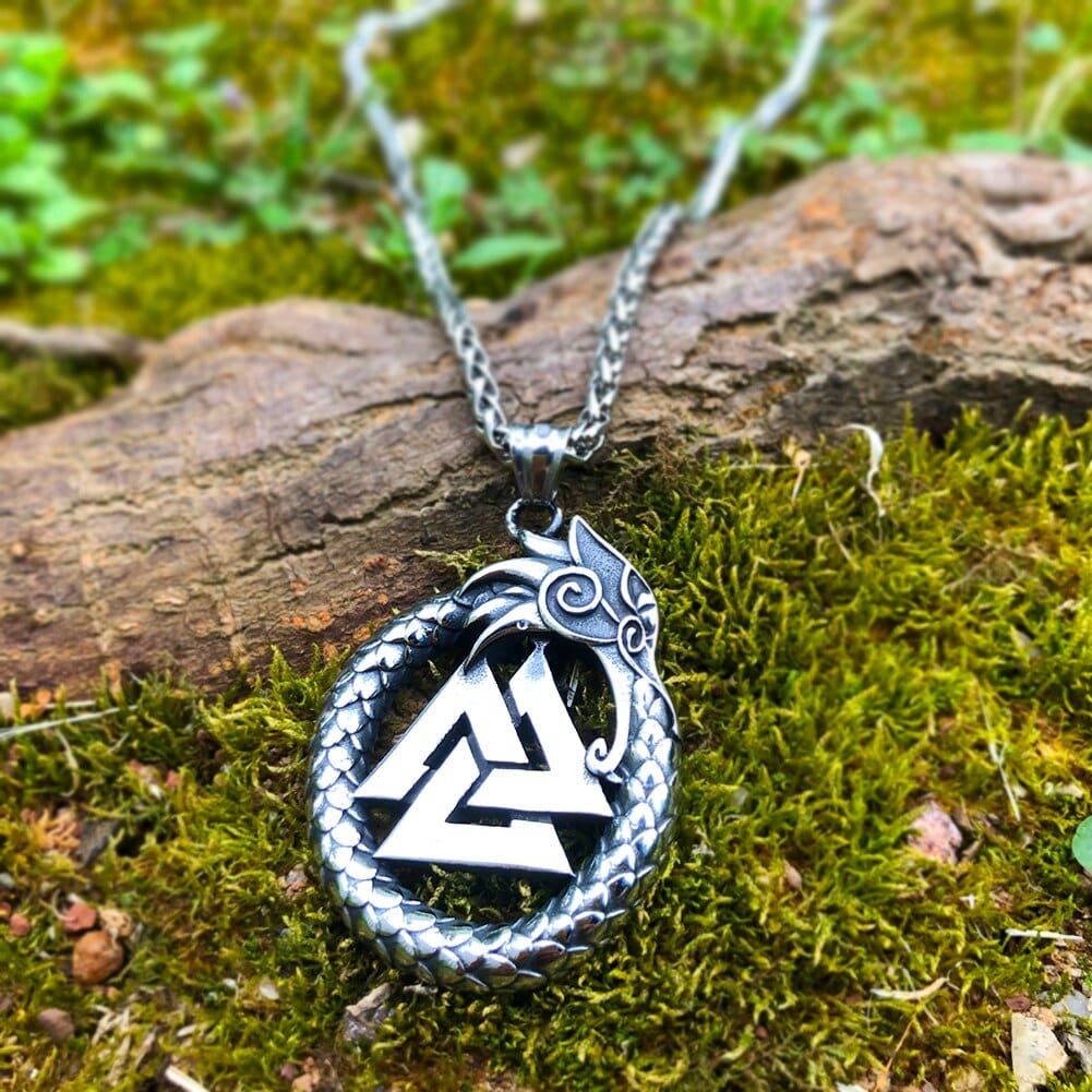 Collier du valeureux combattant - Valknut-HERITAGE VIKING
